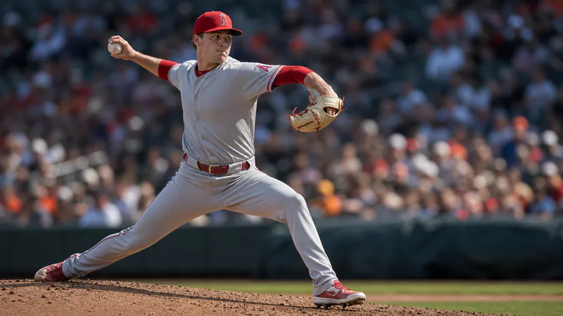 Reid Detmers pitching